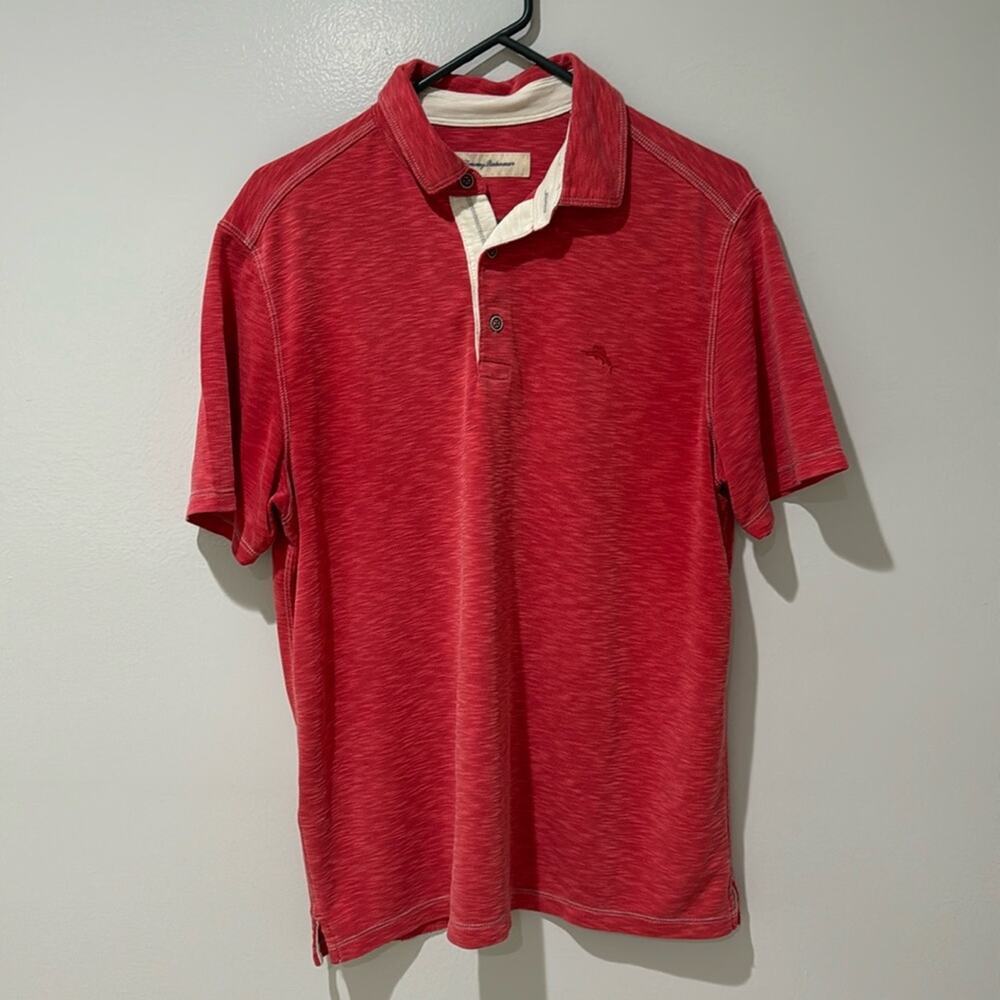 Tommy Bahama Modal Tencel Polyester Size Medium Polo Shirt